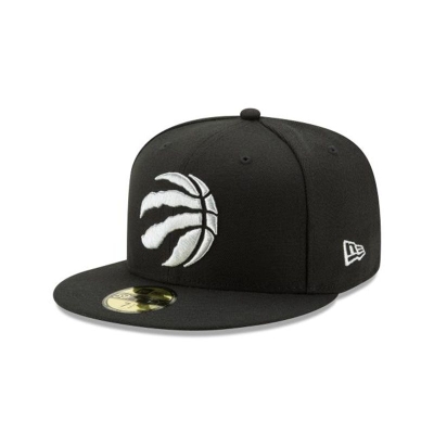 Black Toronto Raptors Hat - New Era NBA Team Color 59FIFTY Fitted Caps USA9438675